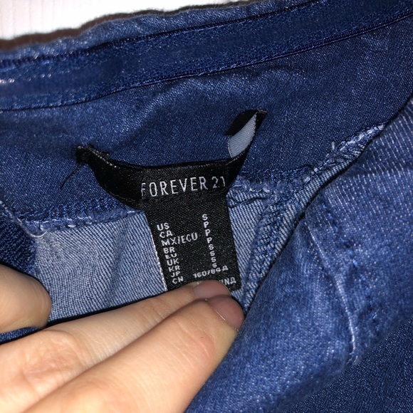 Off Shoulder Denim Dress - Picture 3 of 4